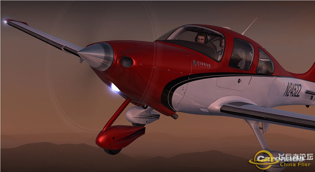 P3D飞机模型展示-4250 