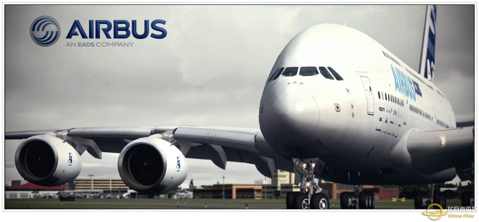Airbus A380原型机试航-4694 