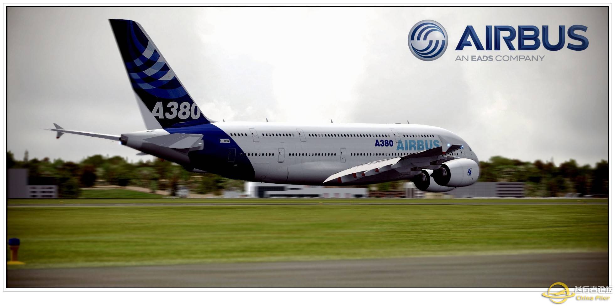 Airbus A380原型机试航-3387 