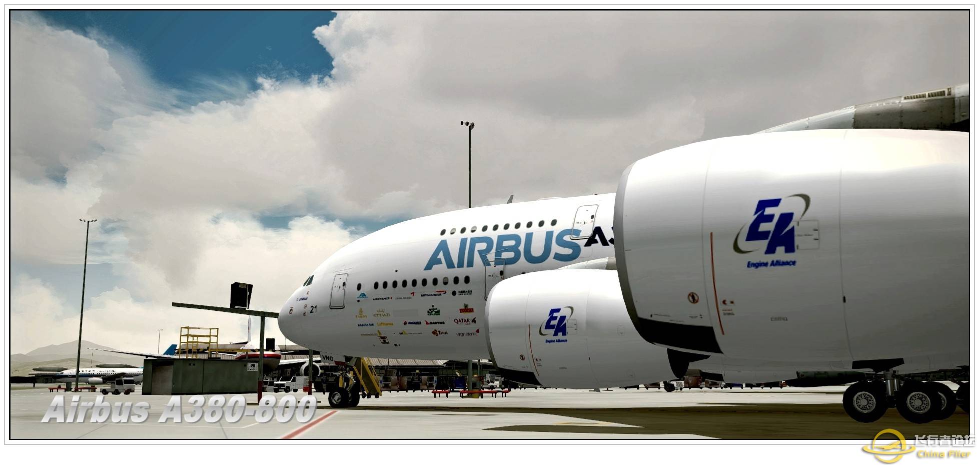 Airbus A380原型机试航-5547 
