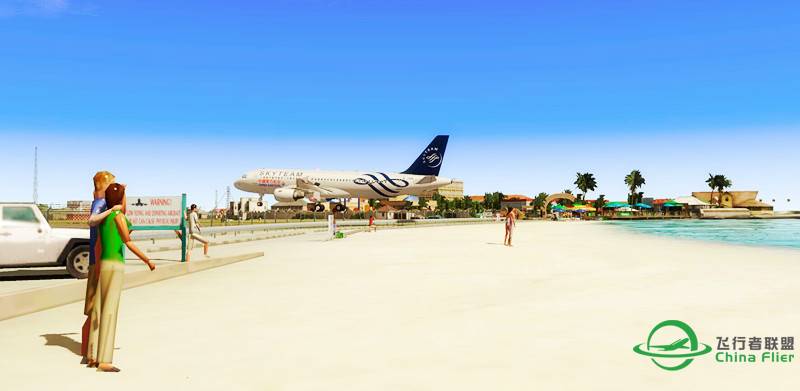 XP10 A320降落猪莉安娜机场-2336 