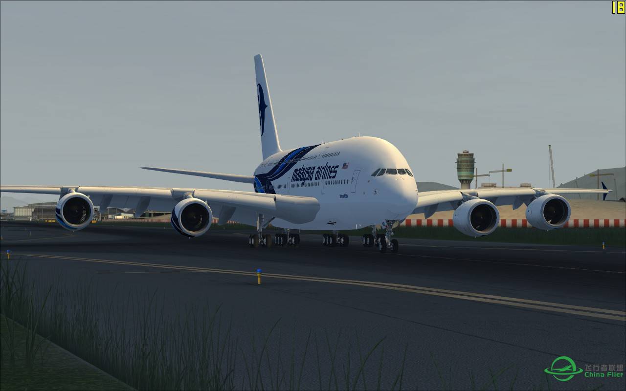 最近玩A380特别火（VHHH-ZSAM)-8390 