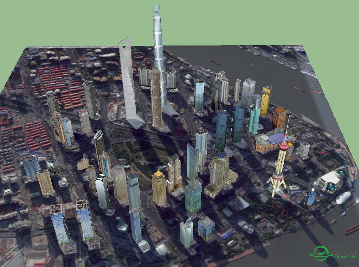 上海陆家嘴3D建模（制作优化中）-435 