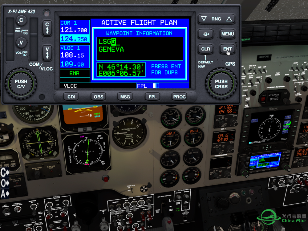 [教程] Carenado C90B KingAir GPS导航实例-4150 
