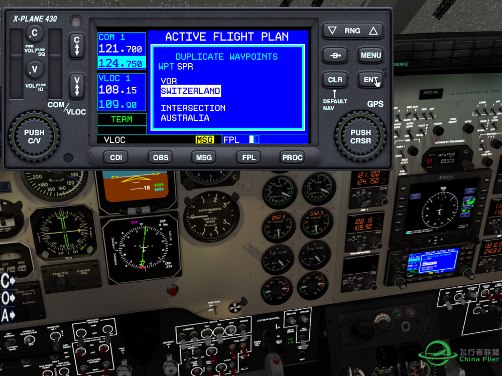 [教程] Carenado C90B KingAir GPS导航实例-4946 