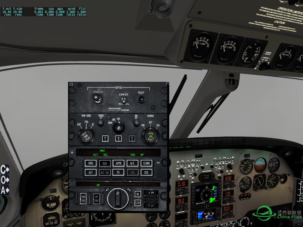 [教程] Carenado C90B KingAir GPS导航实例-9294 