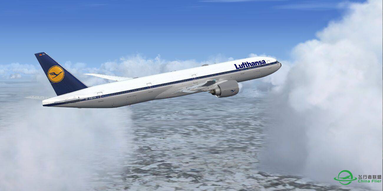 PMDG777-300ER Lufthansa复古涂装-4227 