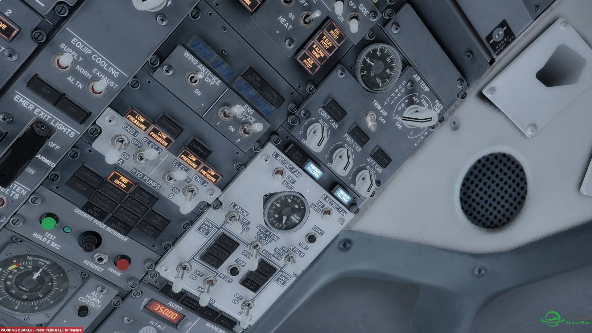 关于B737双引气（DUAL BLEED）指示灯的问题-5678 