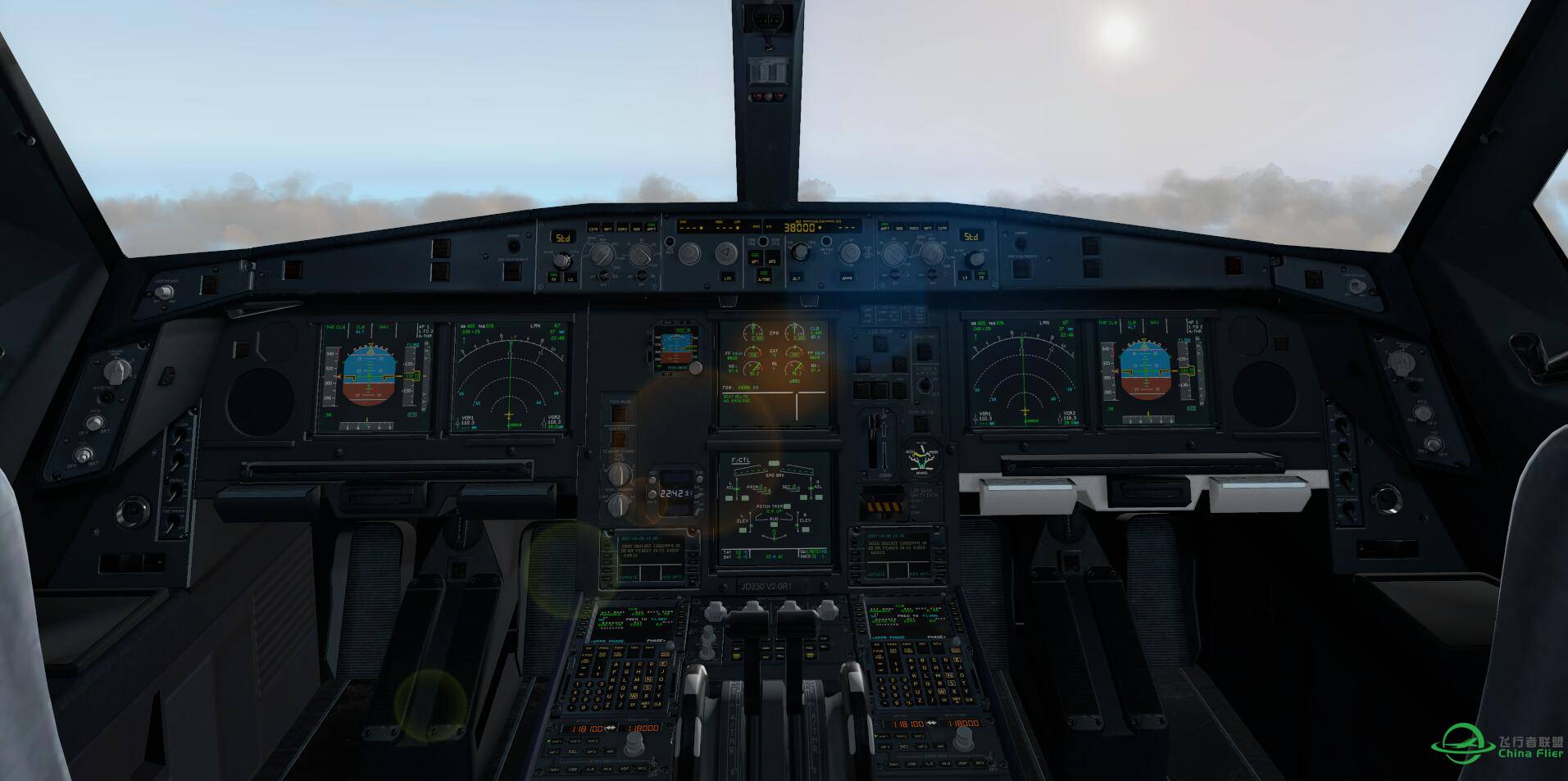 X-PLANE11 JAR330 ZGGG-RJTT-5020 