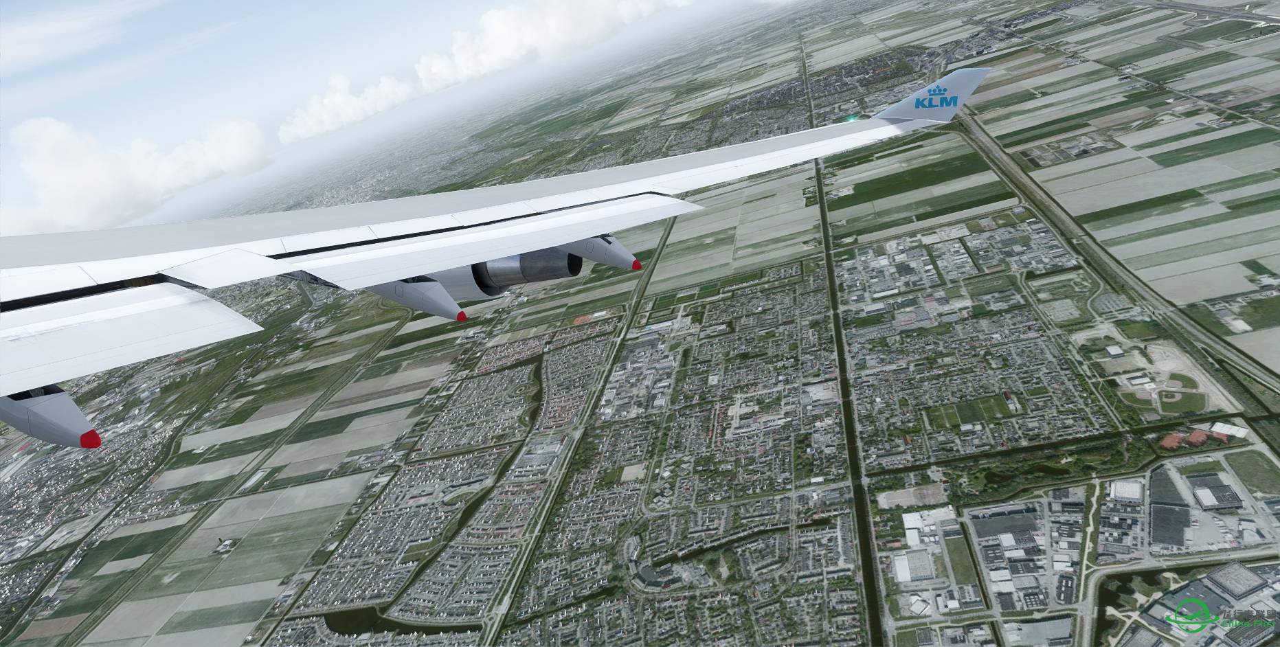 Prepar3D v4 首飞航线 荷兰皇家航空747v3 阿姆斯特丹 长途 北京-320 