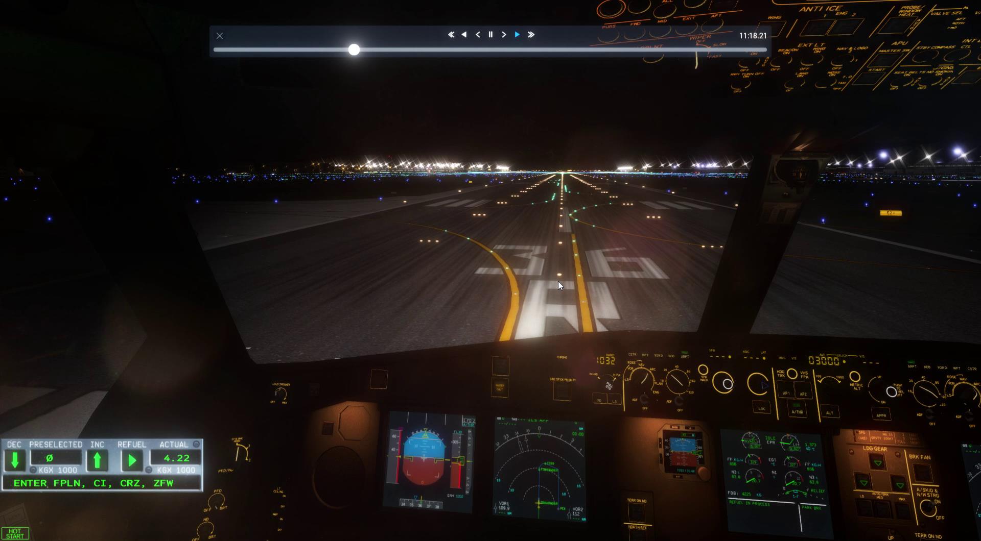 X-PLANE11+Reshade超强夜景效果-9296 