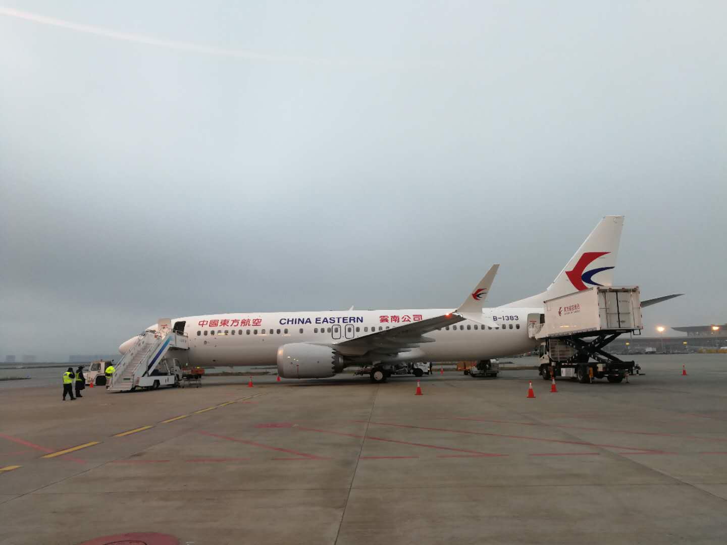 东航云南公司首架波音737 MAX-4818 
