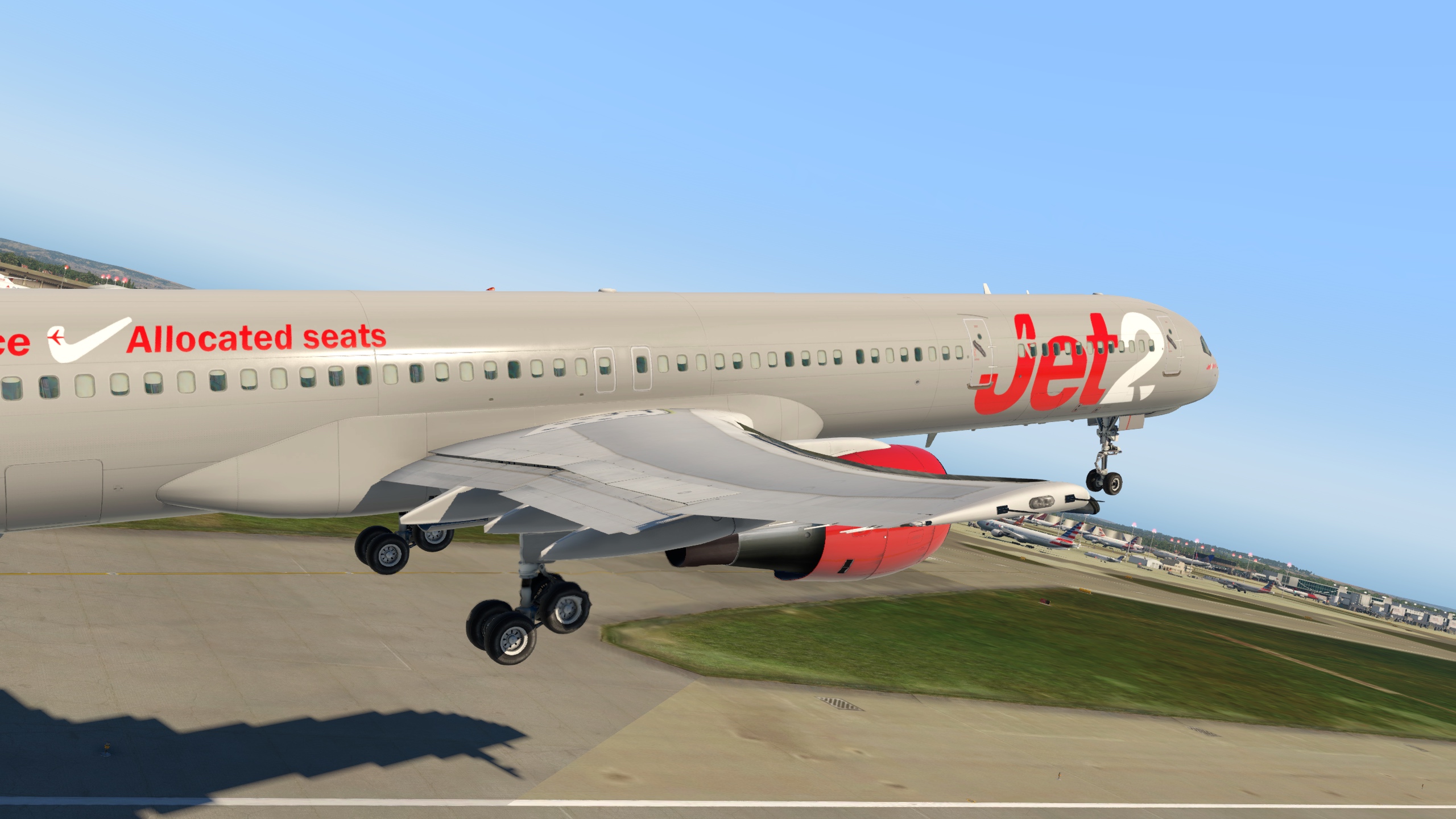 X-Plane 11 Jet2 EGKK-2855 