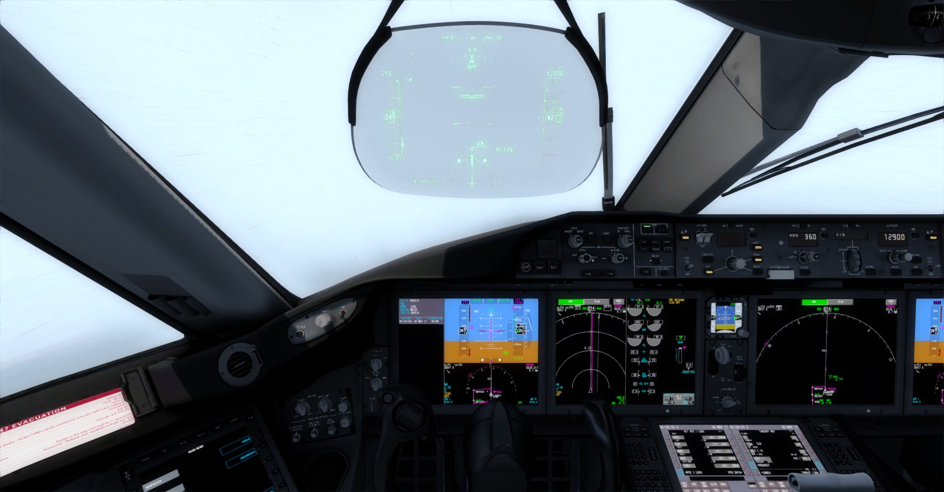 Quality Wings 787  雨天测试-7829 