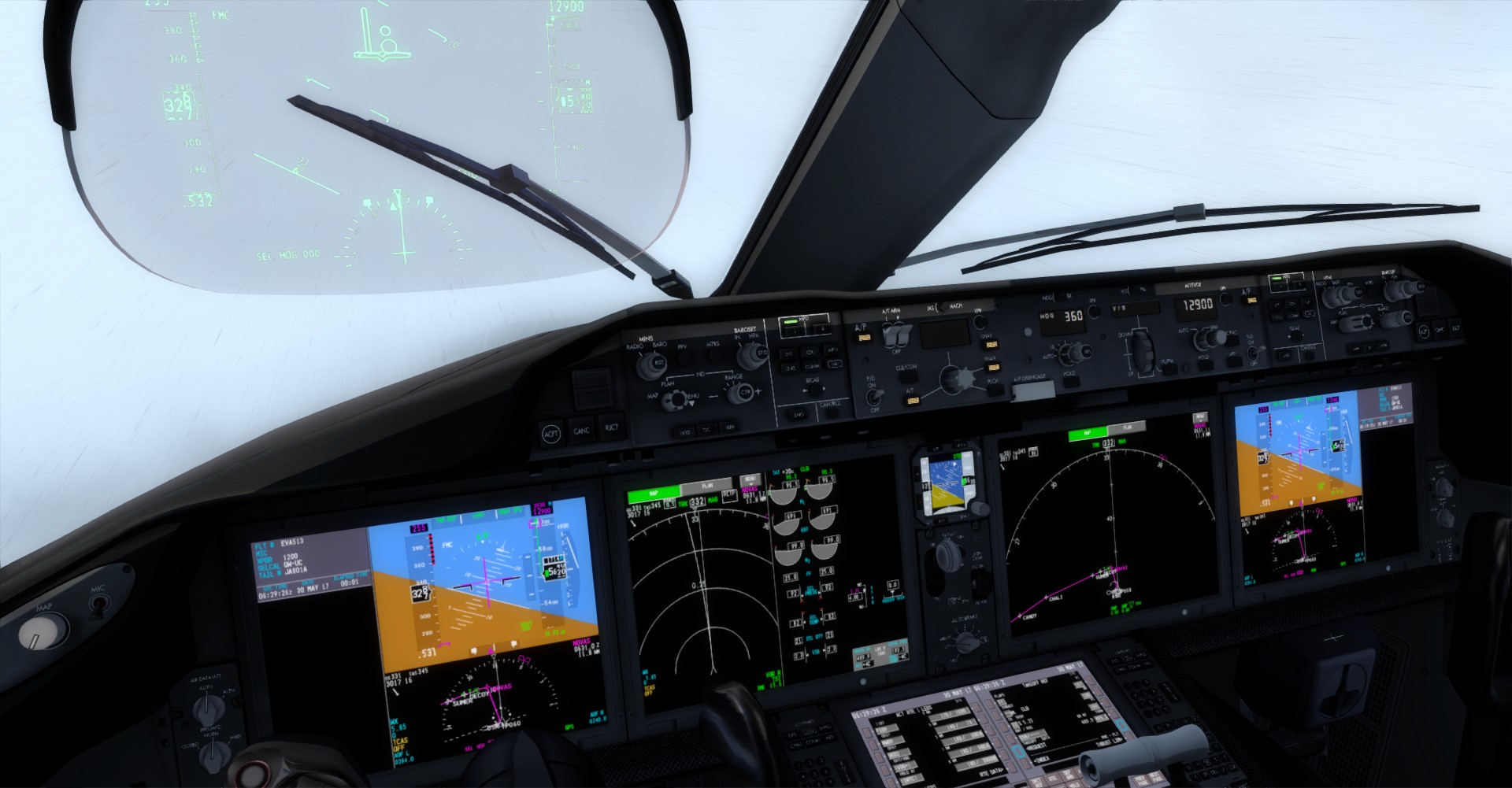 Quality Wings 787  雨天测试-3027 