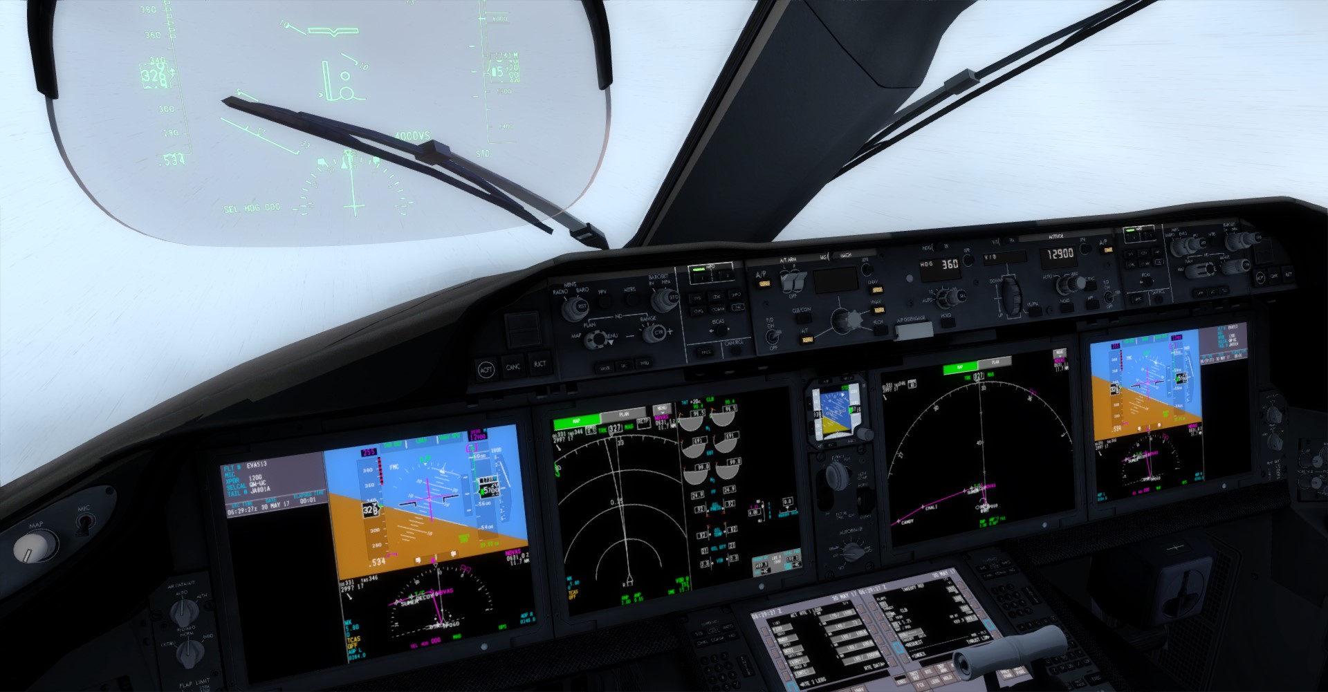 Quality Wings 787  雨天测试-2195 