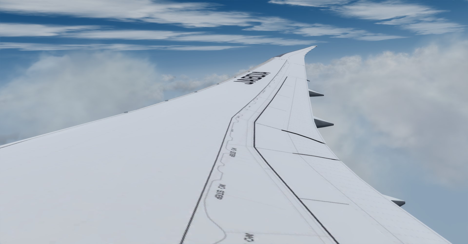 Quality Wings 787  雨天测试-3779 