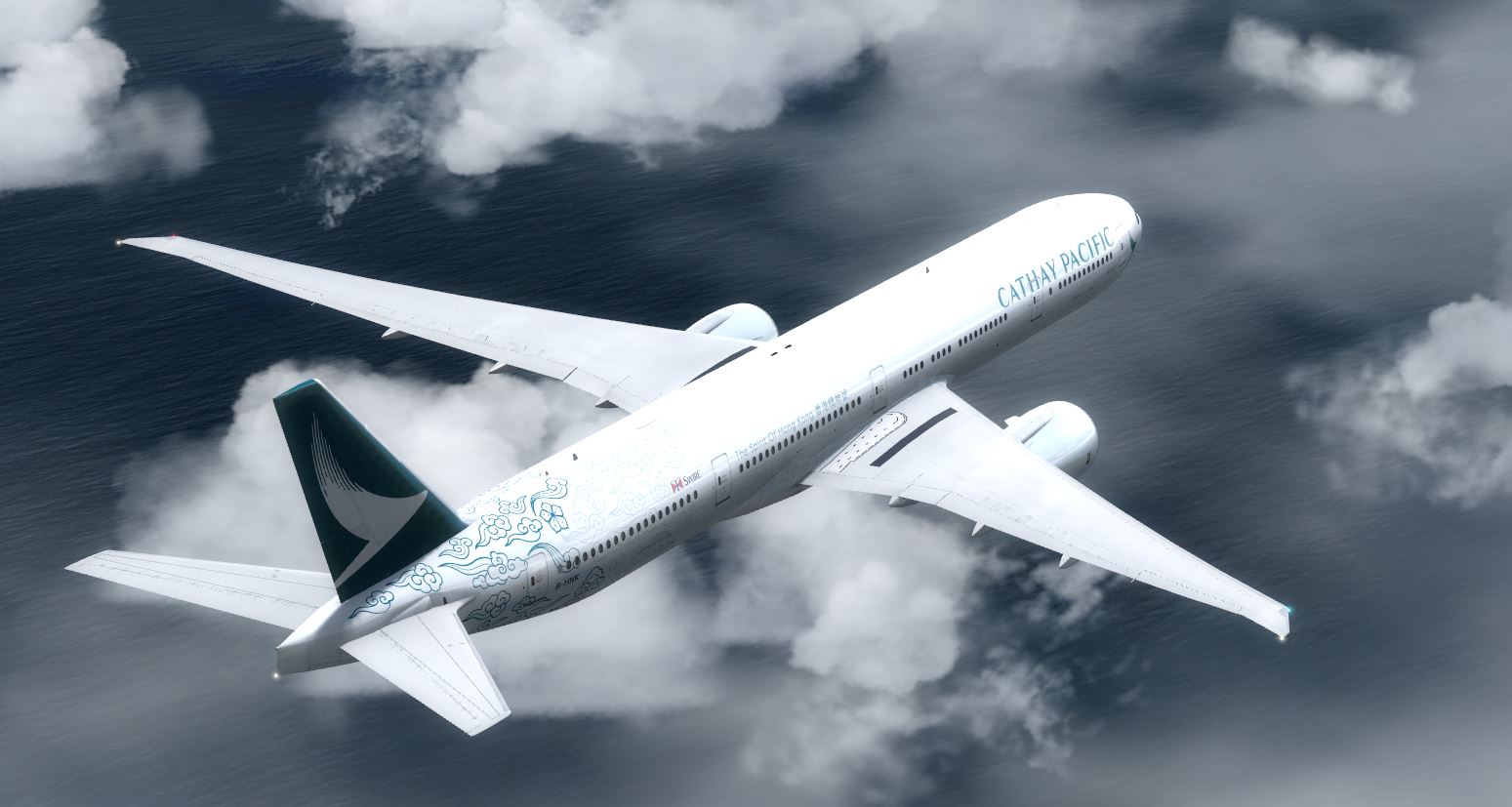 Boeing 777-300 Cathay - The Spirit of Hong Kong Livery  B-HNK-1651 