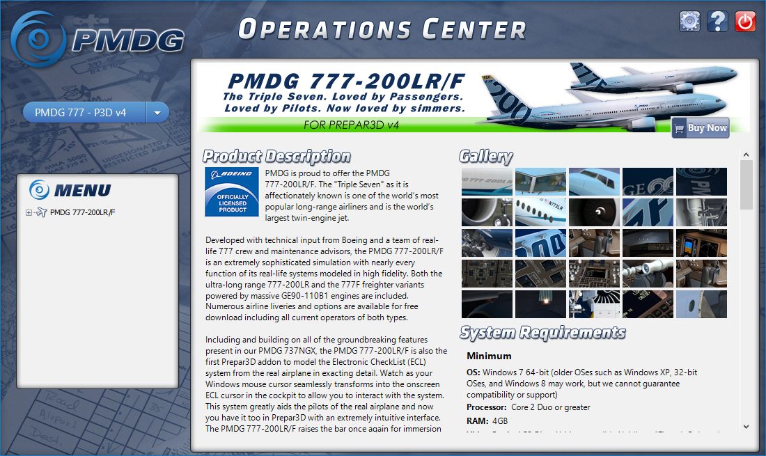 我的PMDG Operations Center没有机模-4225 