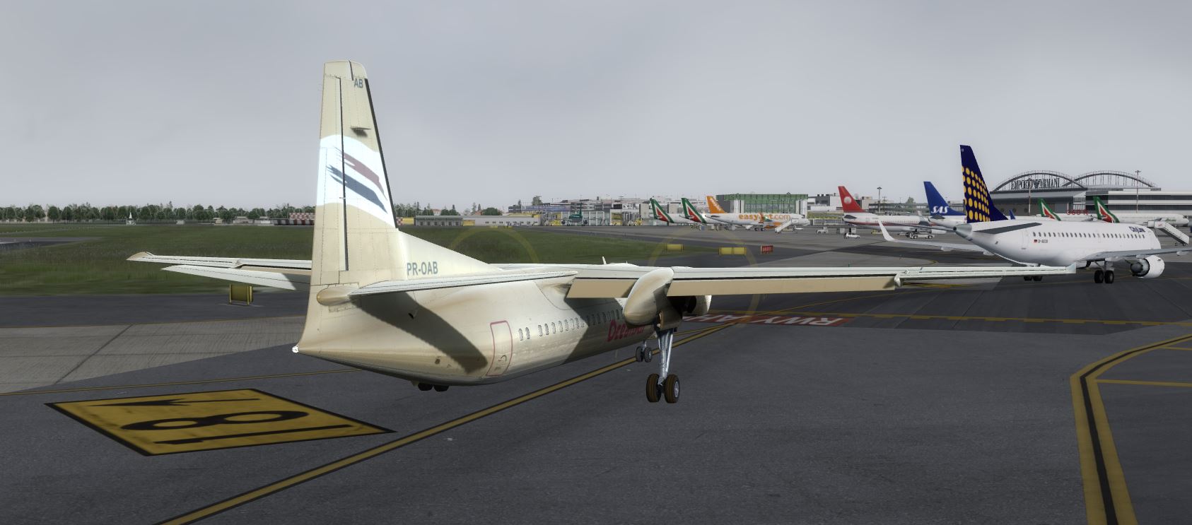 Fokker F50 Ocean Air @ LIML-5072 