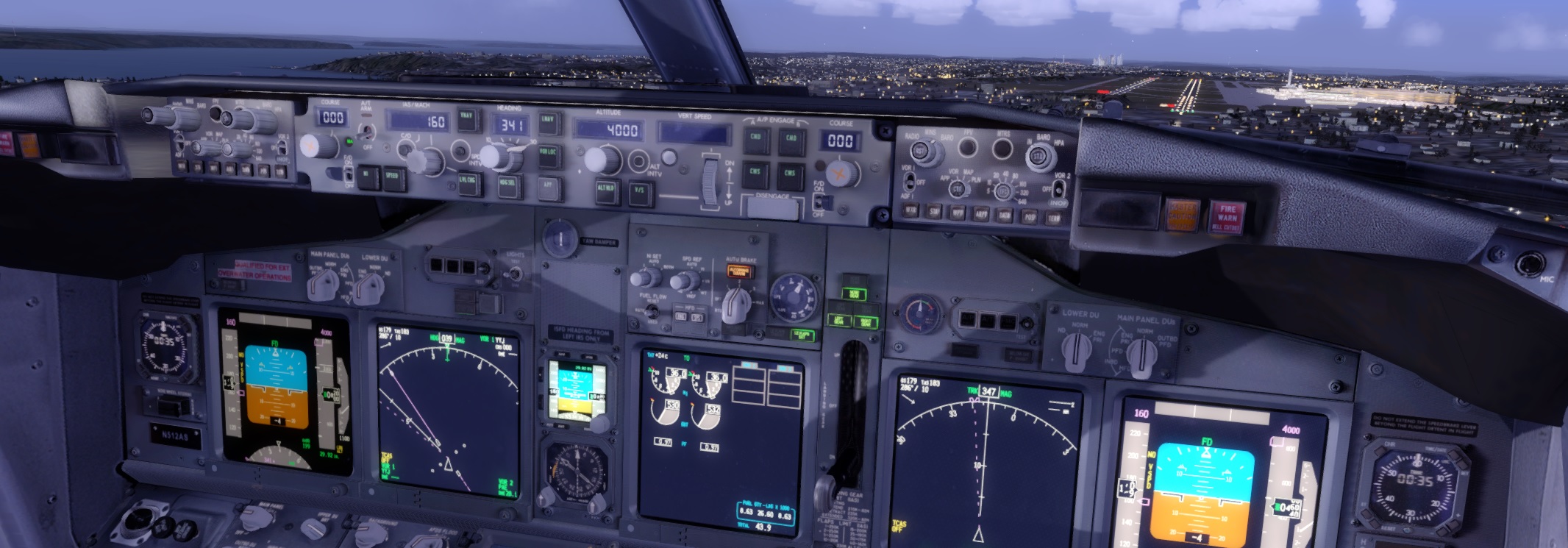 Landing西雅图，P3D v4.4 之光影提升-8994 