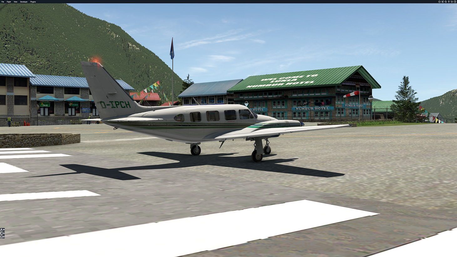 飞一下卢卡拉机场，和美丽的喜马拉雅-9277 