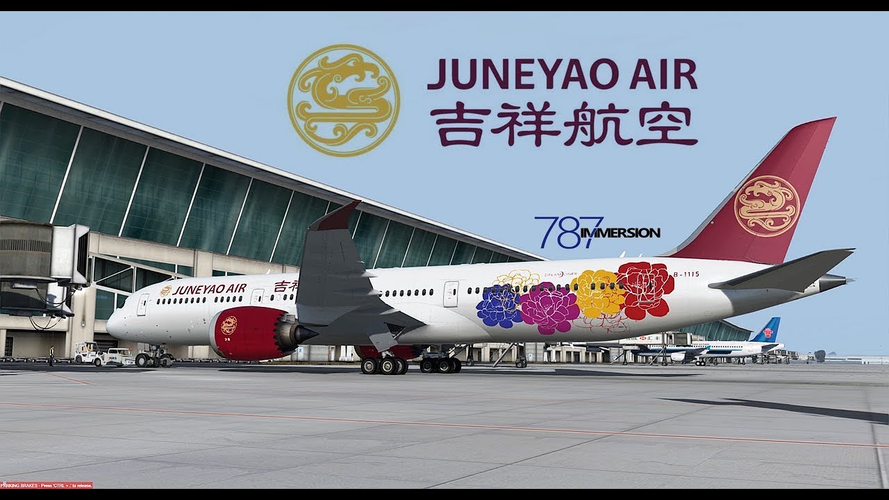 视频发布 Juneyao Airline B789 B-1115 Immersion-5555 