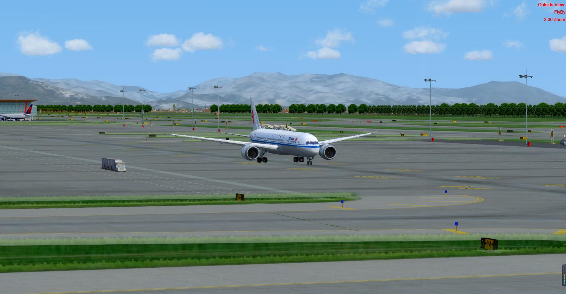 飞享点美图，国航CA819次航班执行北京至纽约纽瓦克机场-1340 