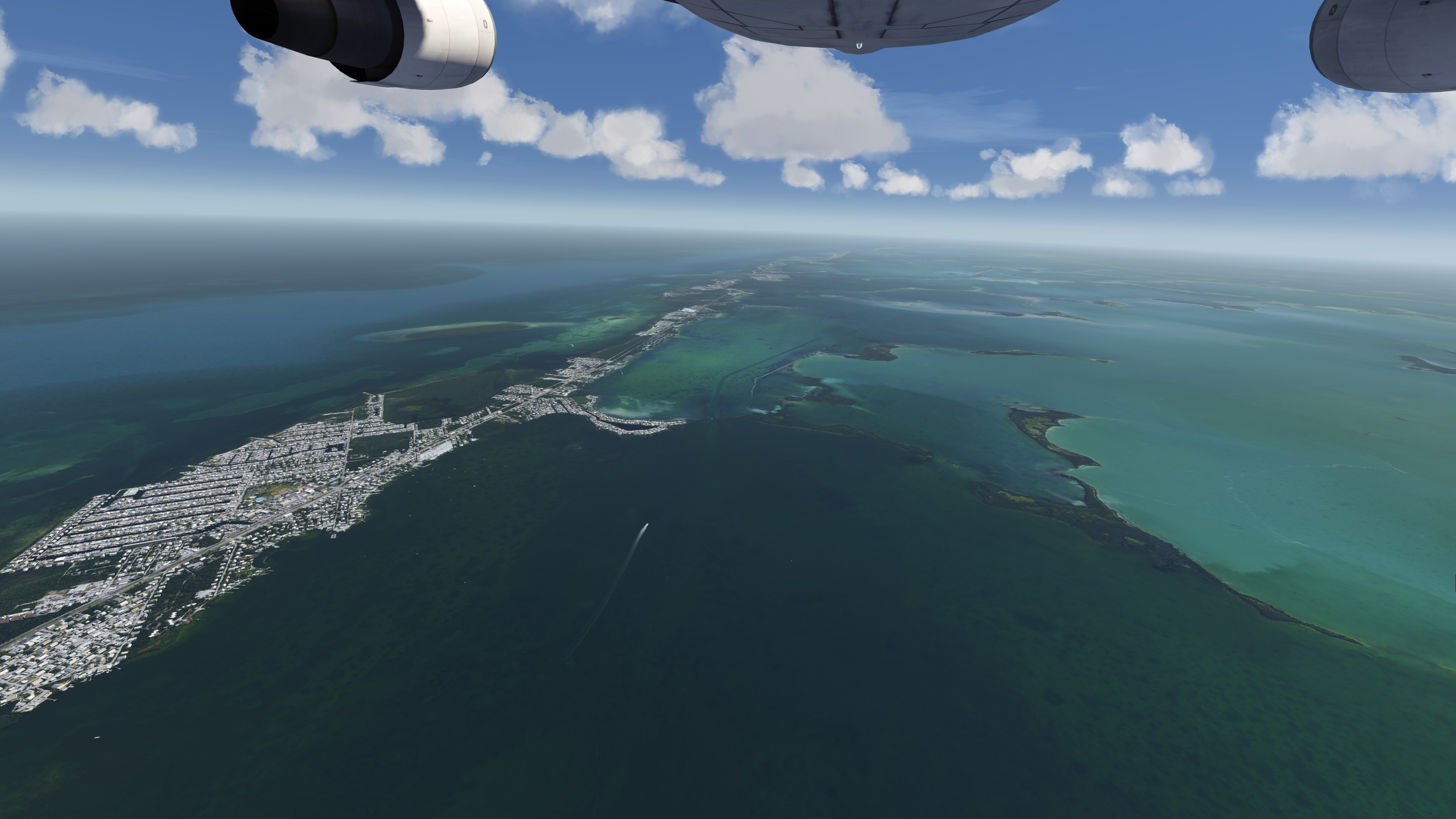 飞一下佛罗里达和迈阿密，海洋效果很好-2460 