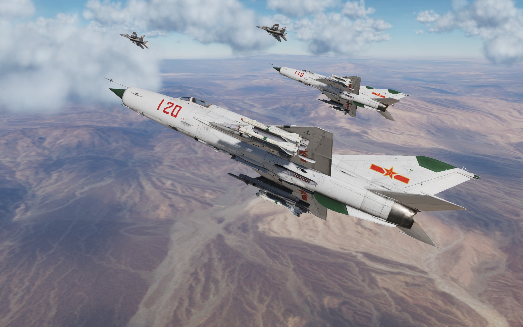 DCS WORLD 米格21比斯 + 米格29 + Tornado + A-10  混战游戏截图-8619 