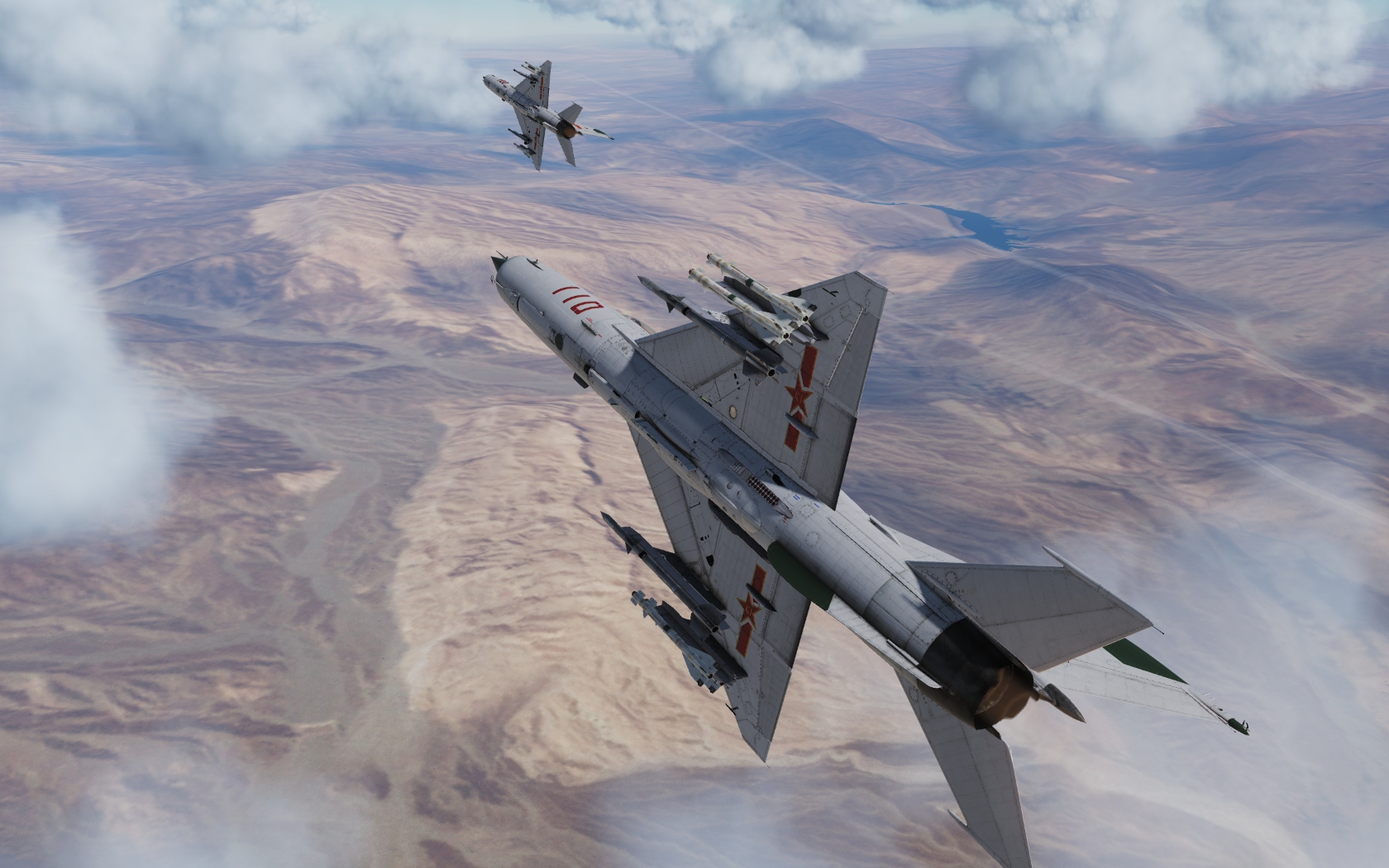 DCS WORLD 米格21比斯 + 米格29 + Tornado + A-10  混战游戏截图-4914 