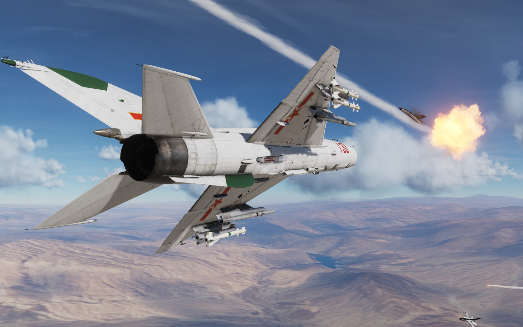 DCS WORLD 米格21比斯 + 米格29 + Tornado + A-10  混战游戏截图-3527 