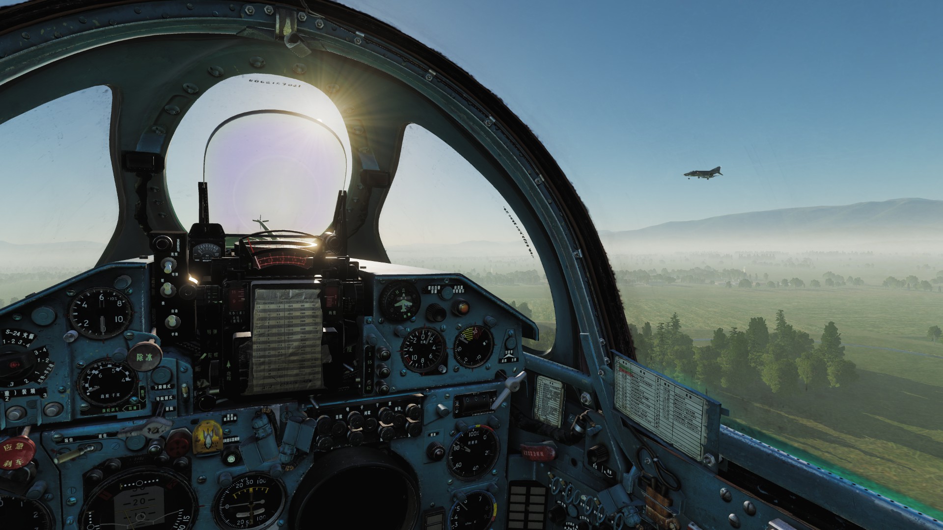 DCS MIG21(歼7）这满满的机械仪表。70年代的味道-612 