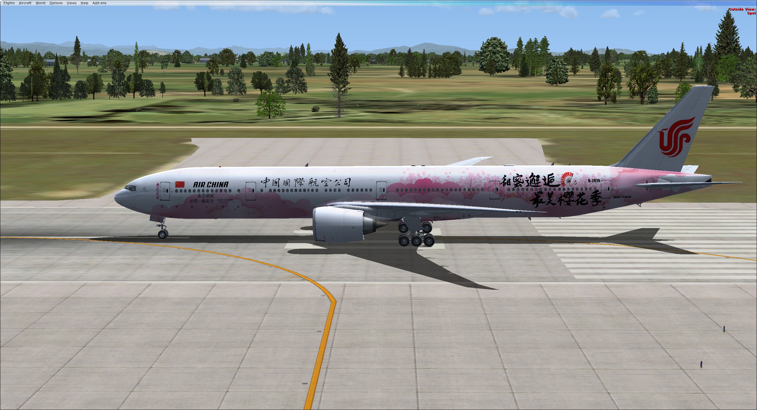 PMDG 777-300ER 国航樱花涂装 上架发布-7168 