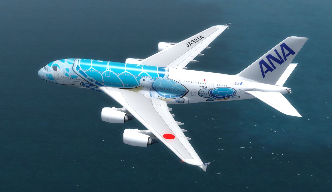 JA381A All Nippon Airways Airbus A380-800-7065 