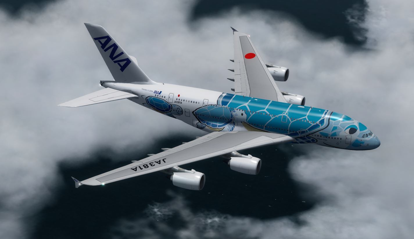 JA381A All Nippon Airways Airbus A380-800-7625 