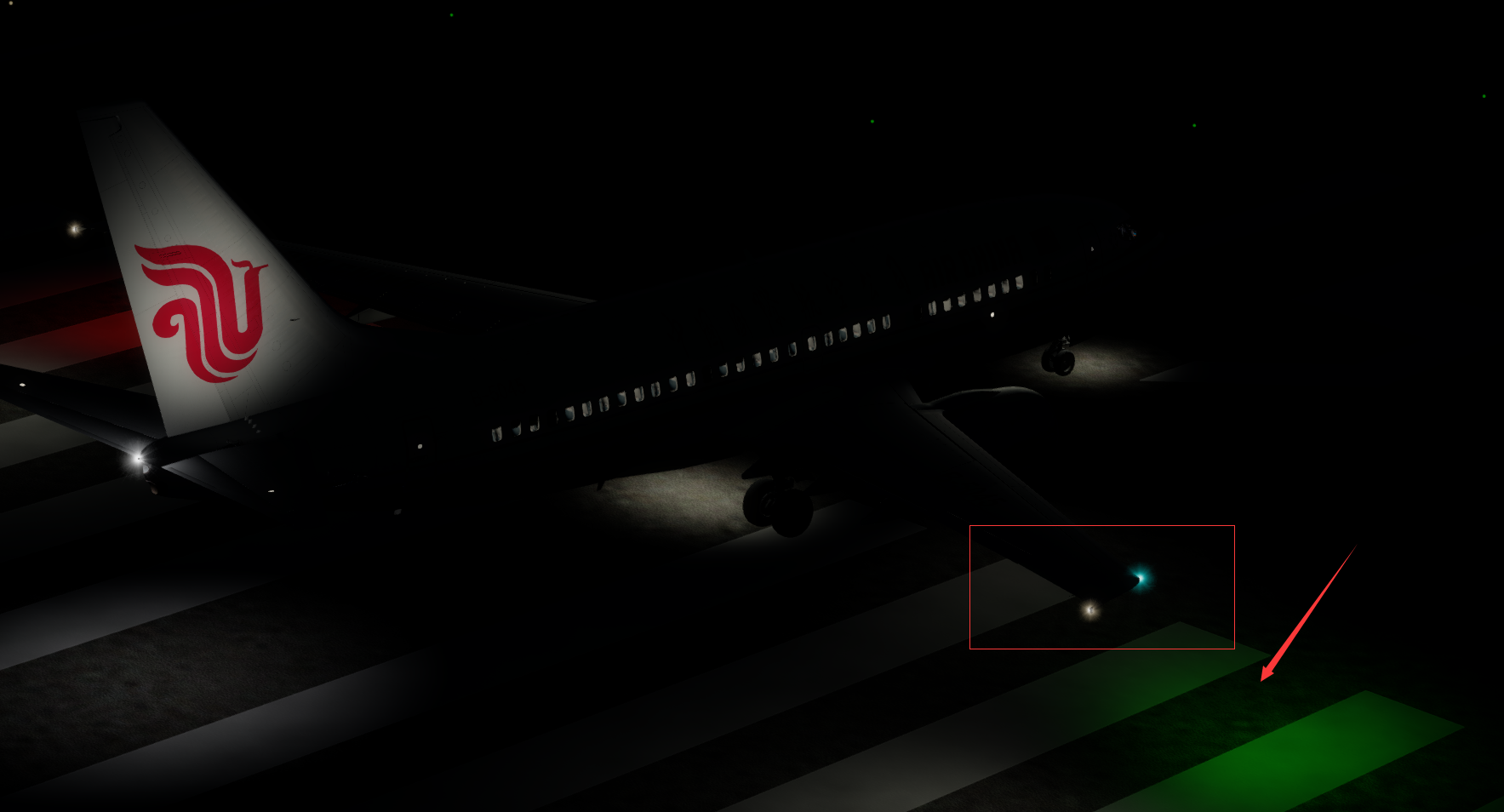 飞机示宽灯问题-777 
