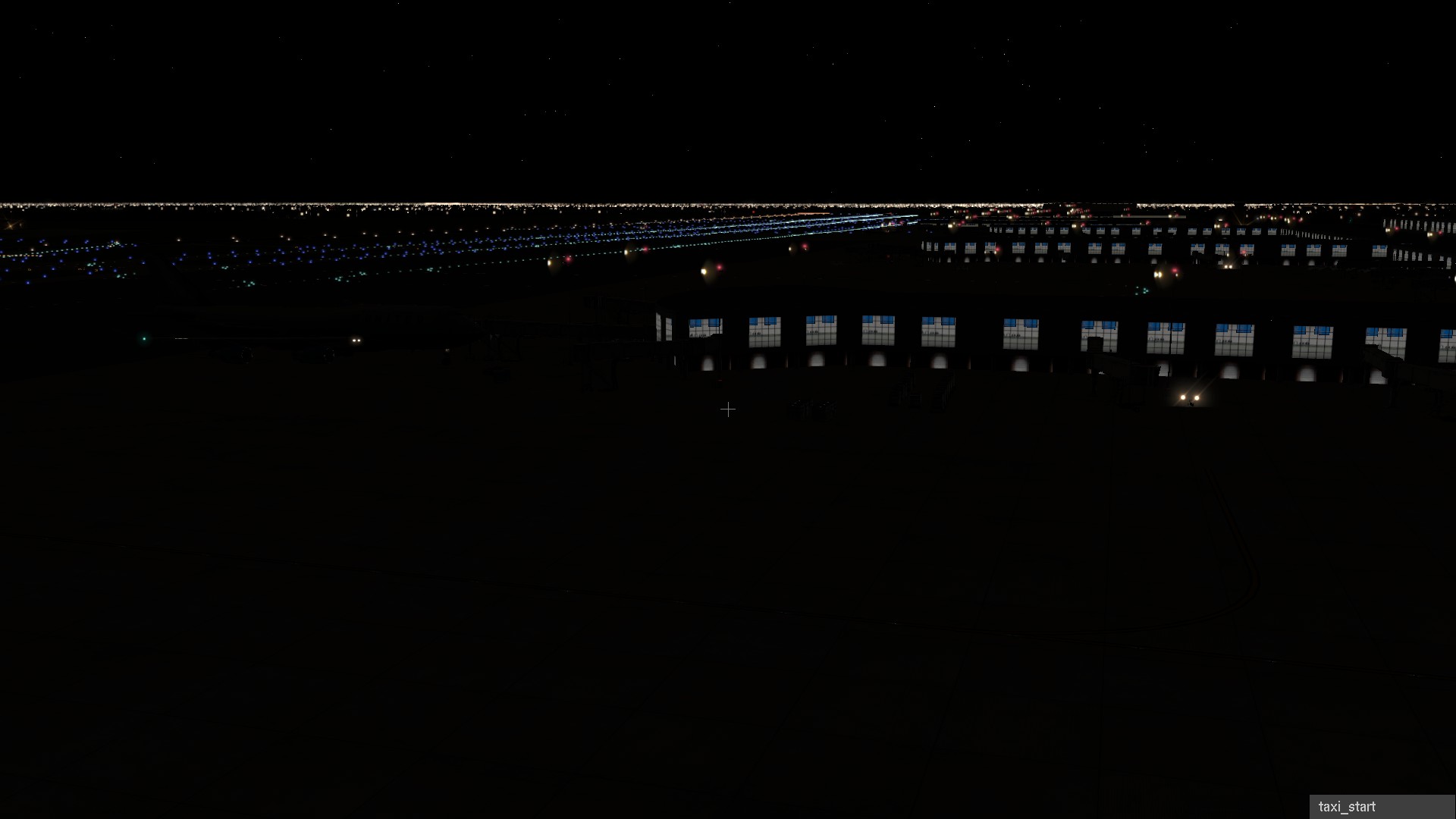 机场灯光亮度不够，照不到地面。而且机舱内照明灯打不开-5545 