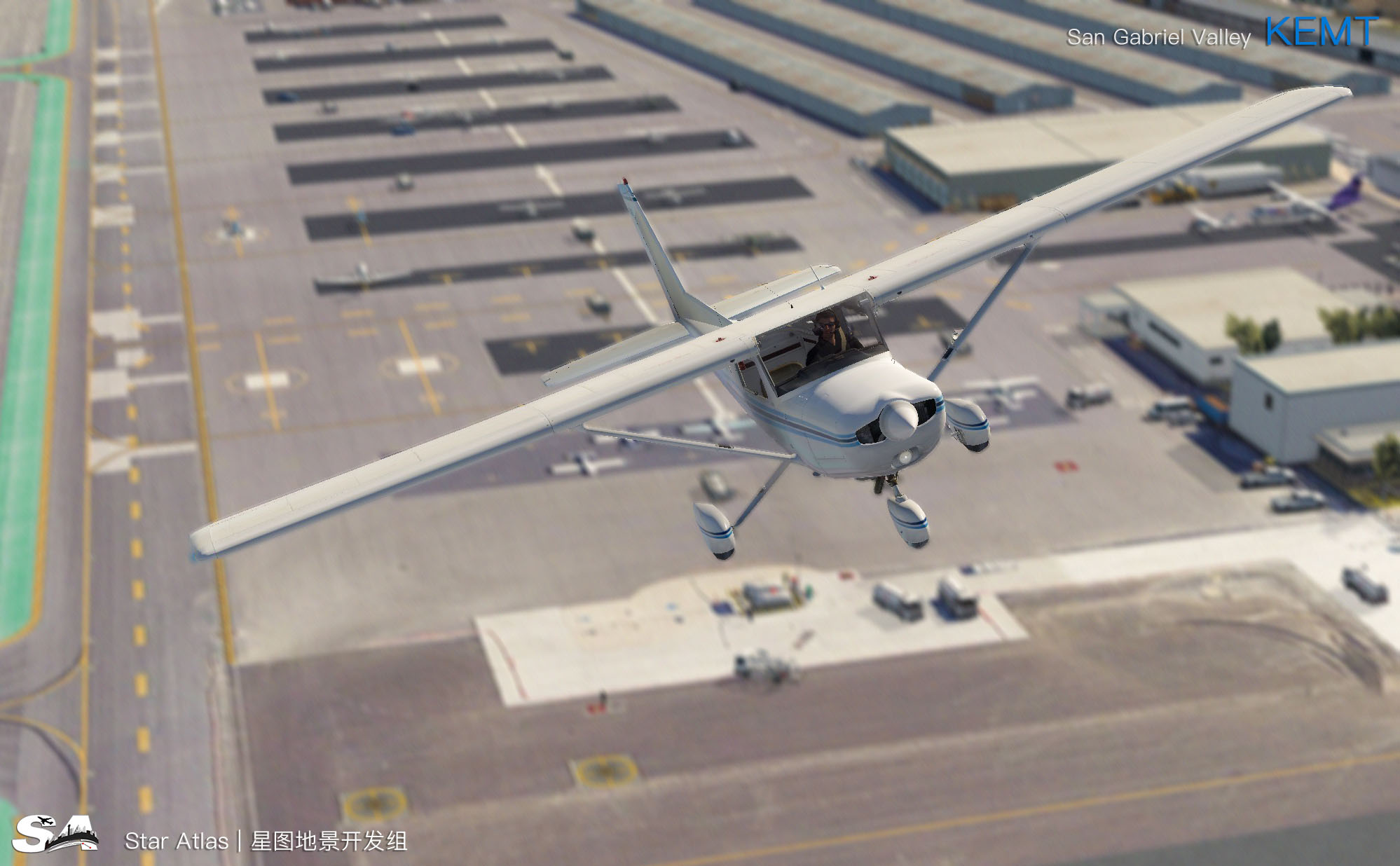 【X-Plane】KEMT-圣盖博谷机场 HD 1.0-8864 