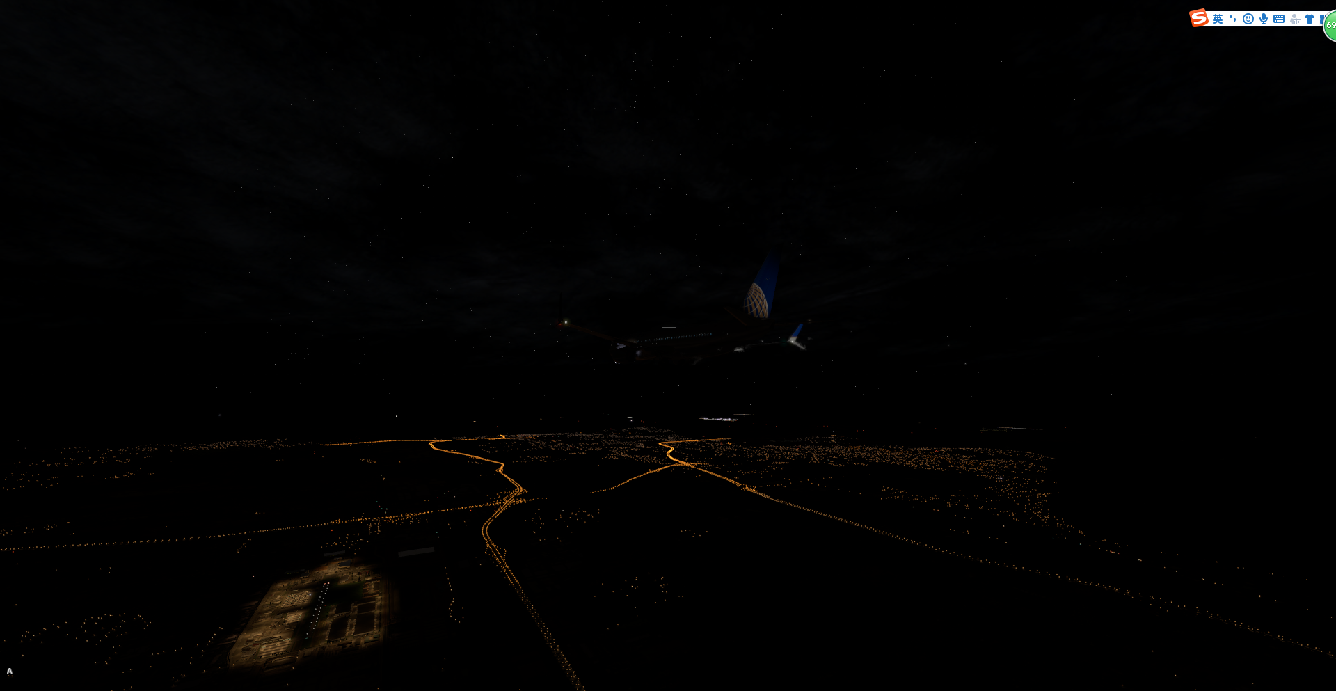 深夜降落—塔科马国际机场-8993 