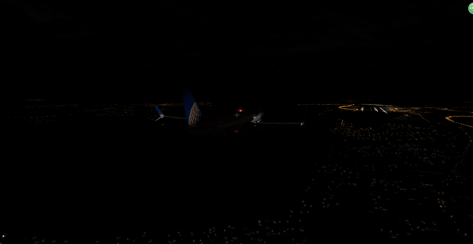深夜降落—塔科马国际机场-8442 