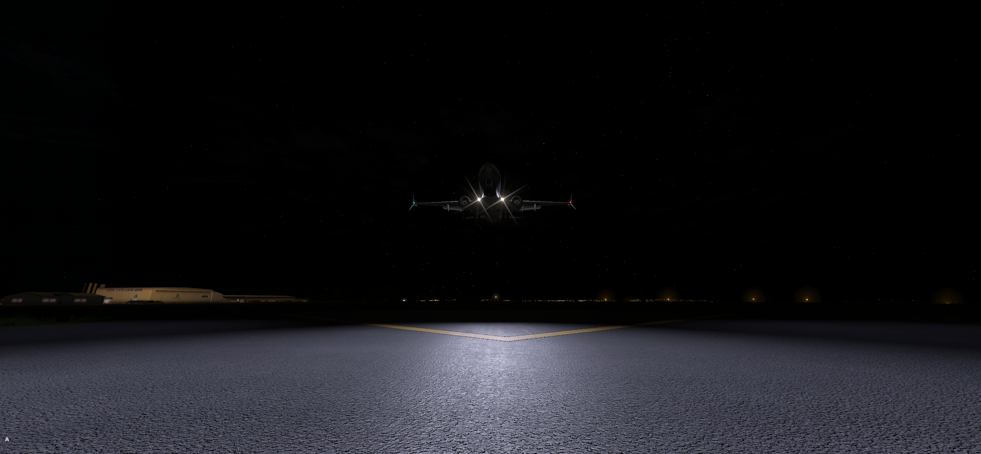 深夜降落—塔科马国际机场-122 