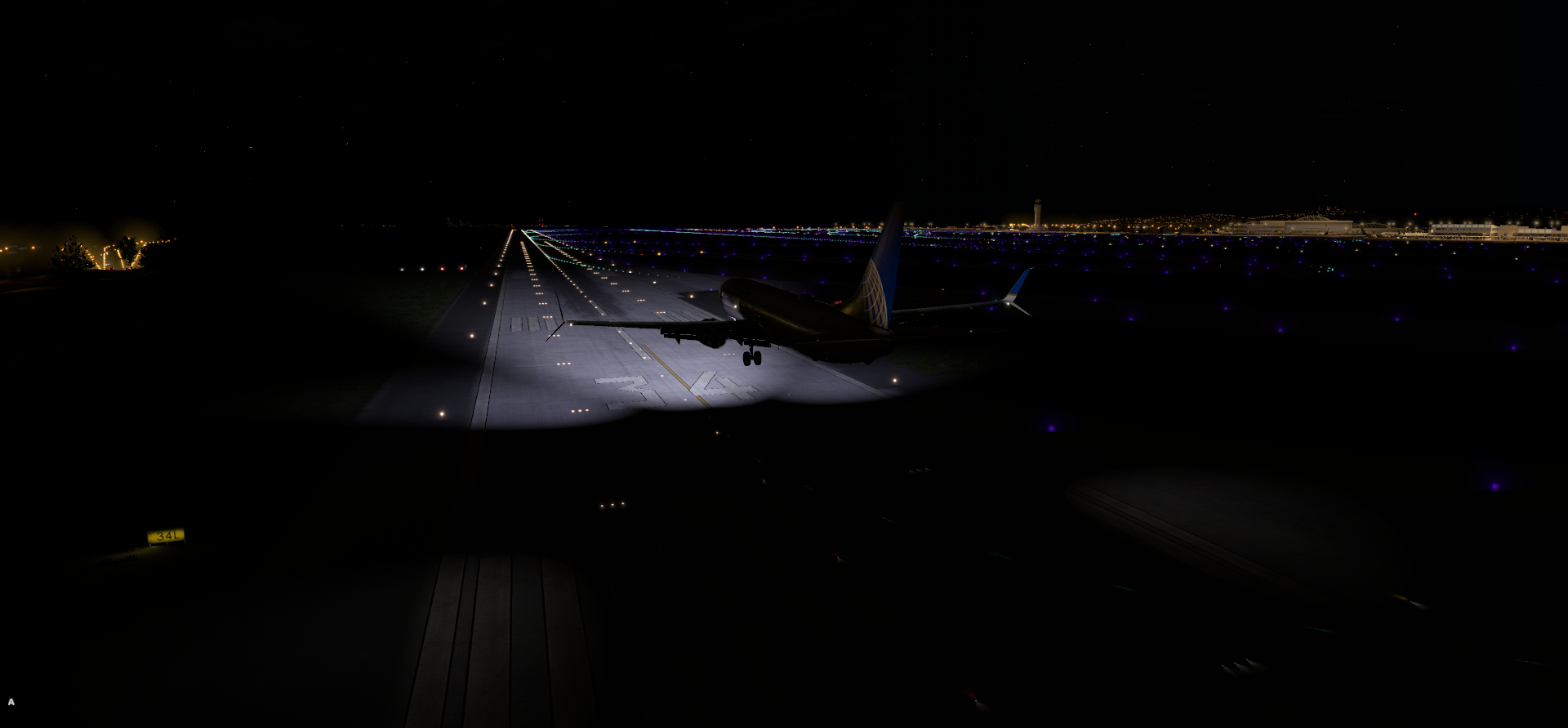 深夜降落—塔科马国际机场-855 