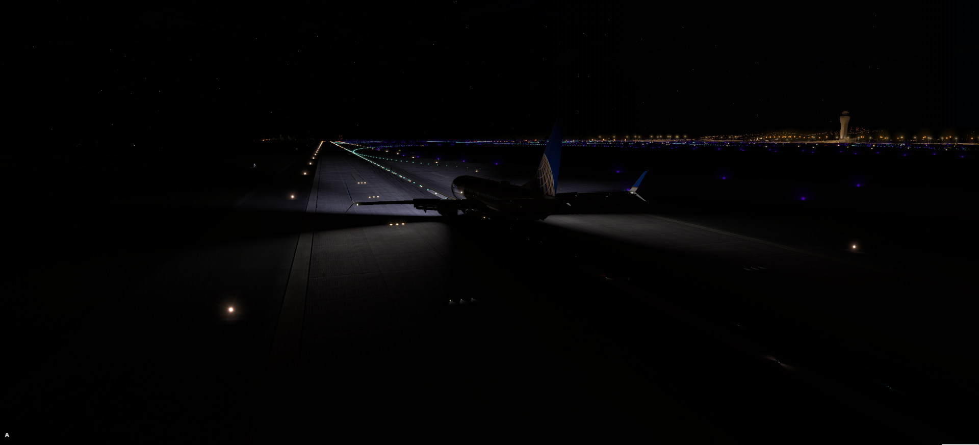 深夜降落—塔科马国际机场-566 
