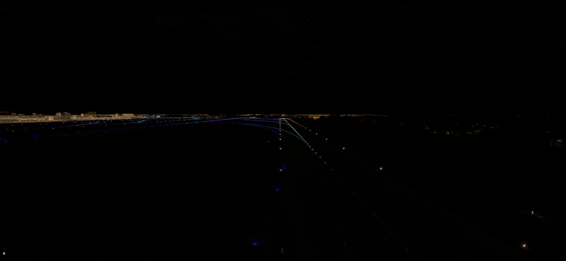 深夜降落—塔科马国际机场-8109 