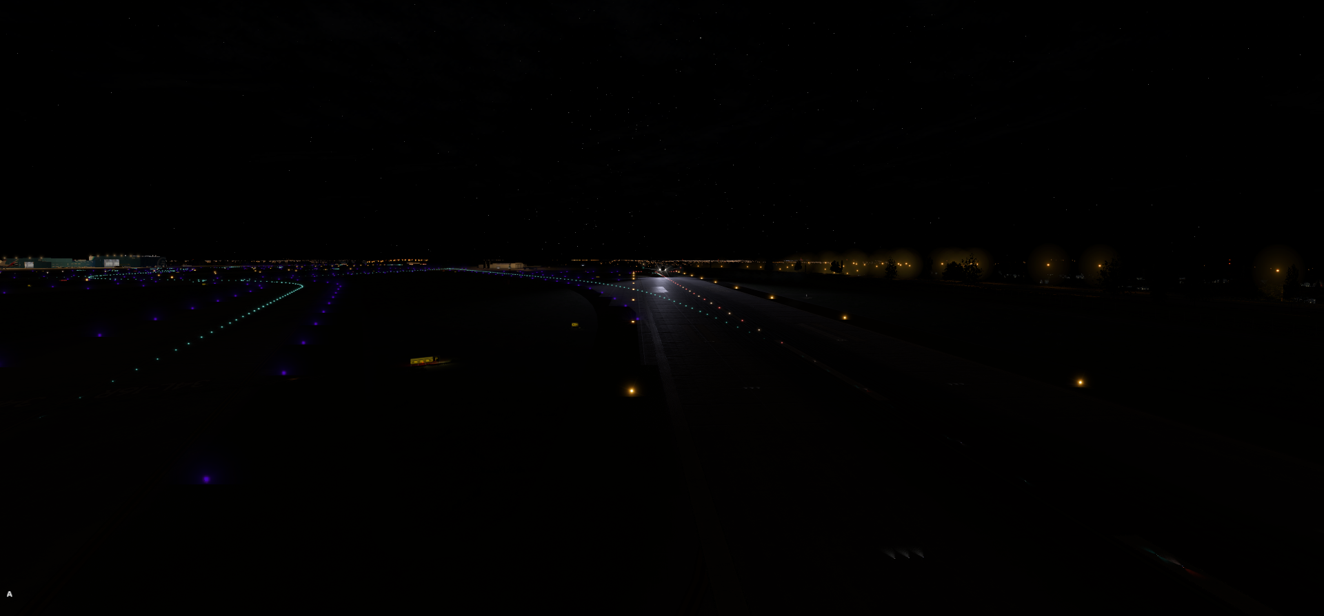 深夜降落—塔科马国际机场-6299 