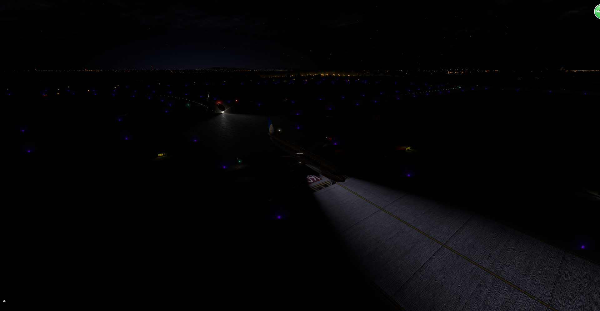 深夜降落—塔科马国际机场-345 