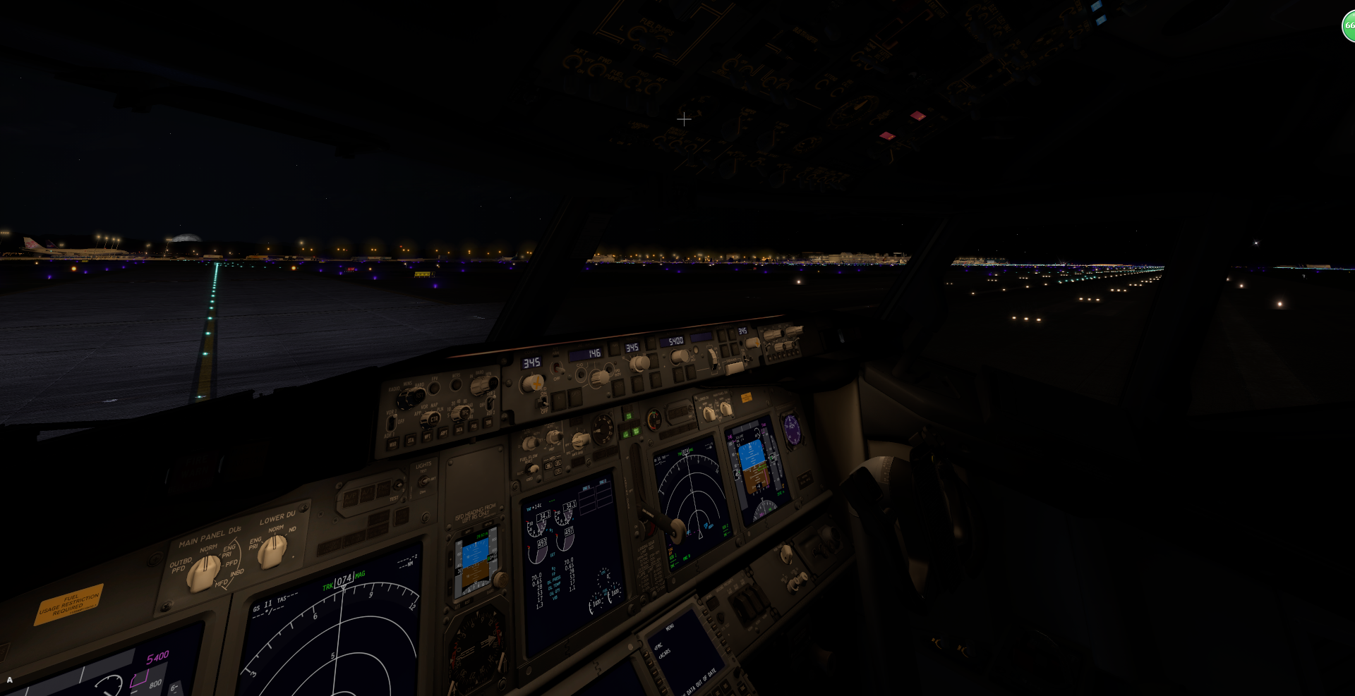 深夜降落—塔科马国际机场-5352 