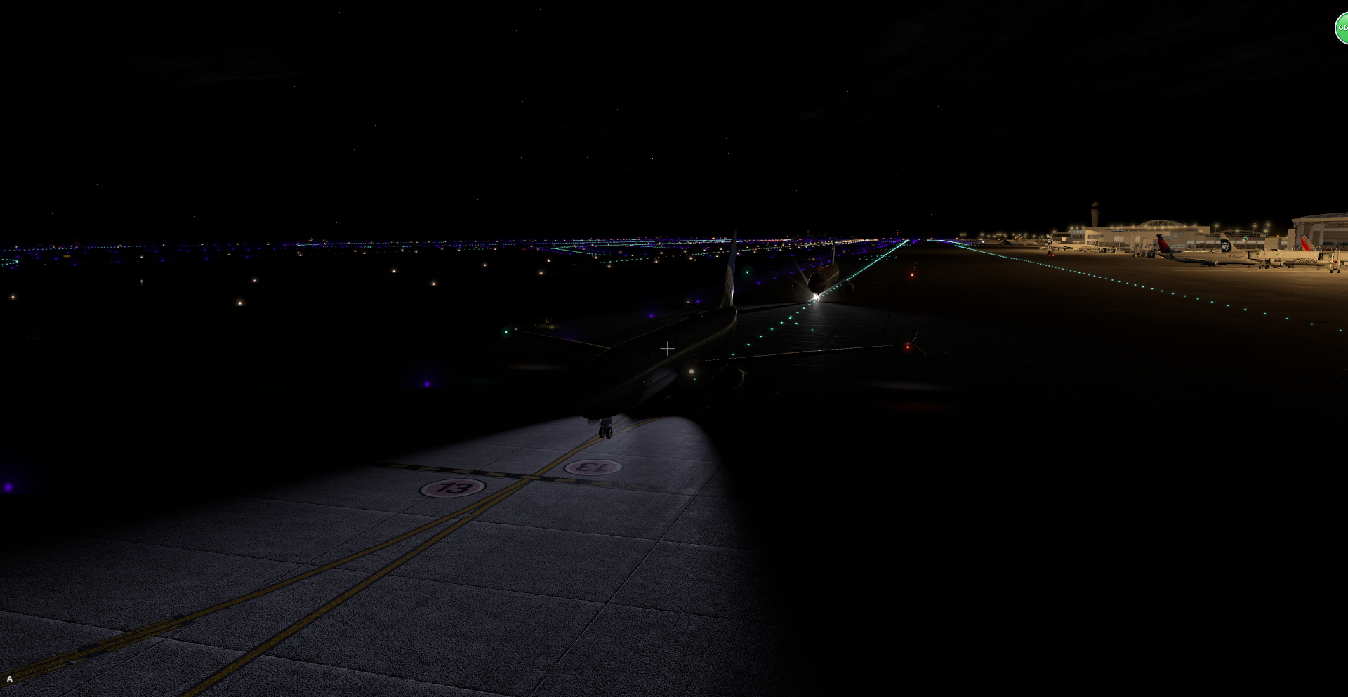 深夜降落—塔科马国际机场-4508 