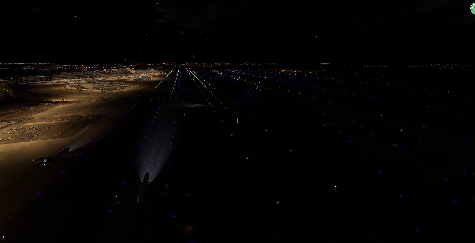 深夜降落—塔科马国际机场-3322 
